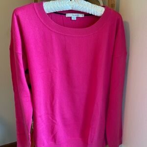 Boden Wool/Cotton Blend Hot Pink Sweater